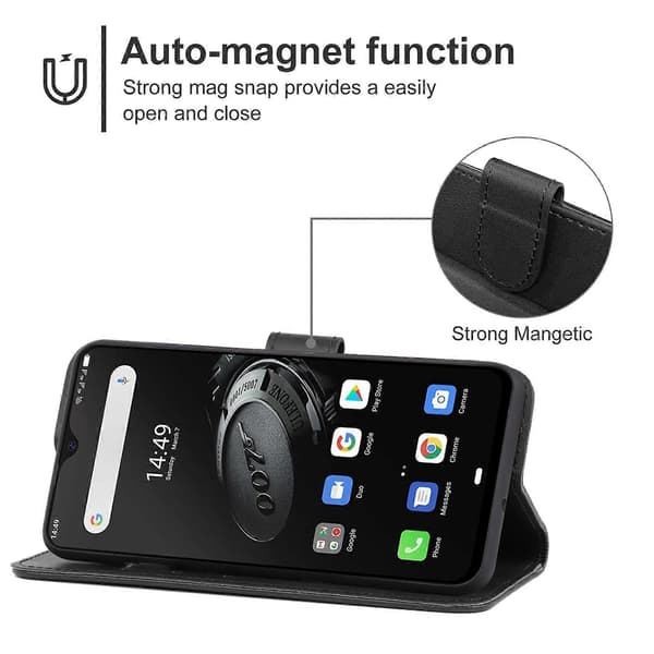 Lær Telefondeksel For Ulefone Armor 7E