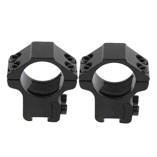 25,4 mm 1\" Kikarsiktesringar Passar 11 mm Dovetail Rail Ficklampa Låg Profil