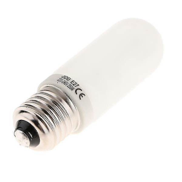 2x Jdd Typ 250w 220-240v E27 Frostad Halogen Glödlampa Modelllampa Rör