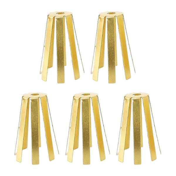 Messing Golfskaft Adapter Shims 5 stk Universal Golf Messing Adapter Spacer Shims Ballhode Fyllstoff Bærbar for Alle Skaft