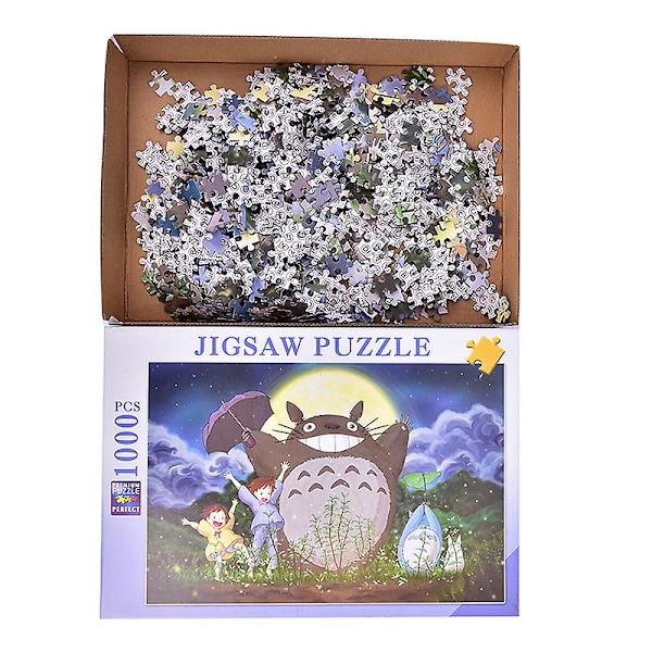 1000 Bitar Pussel Träpussel Vuxna Barn Montering Min Granne Totoro db