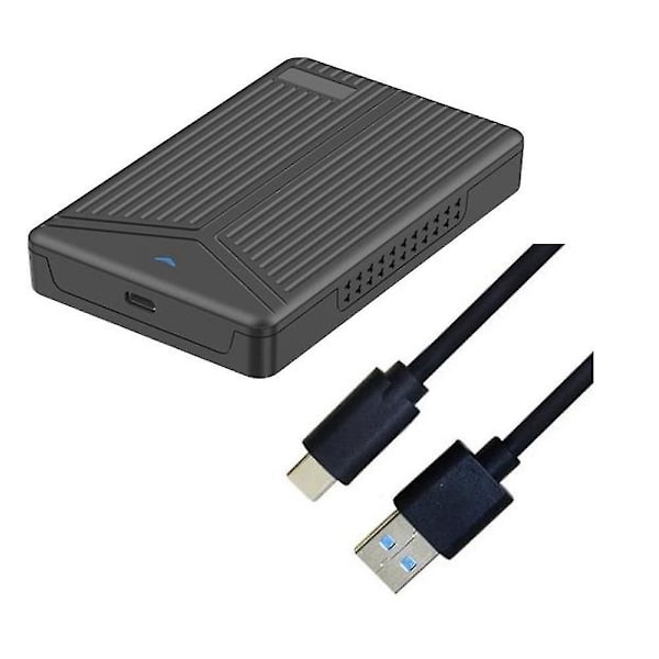 Usb 3.1 Mobil Hårddiskbox 2.5 Tum Sata Hårddiskbox Ssd-kabinett Stödjer 15mm Hårddisk För (FMY)