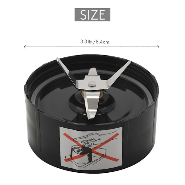 2-pack, Bladersättningsdel Kompatibel med Original Magic 250 W Blender Matberedare, Juic