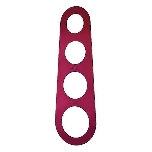 4 Hål Hög Precision Spaghetti Mätare 430 Rostfritt Stål Portionskontroll Spaghetti Mätverktyg Köksredskap Purple