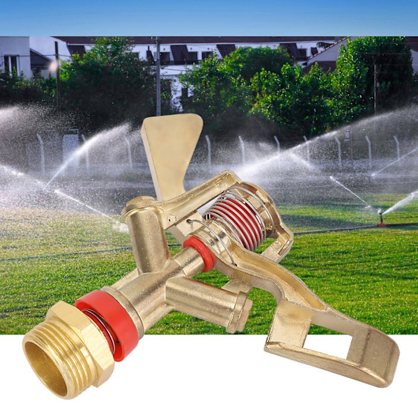 G3/4in 25mm Hankontakt Zinklegering Bevattning Trädgård Vipparmsprinkler Munstyckshuvud (1 st)