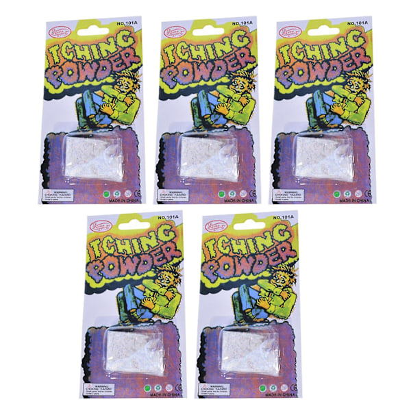 Blå 5-pack/set Nyhet Klåpulver Trickleksaker Partyrekvisita