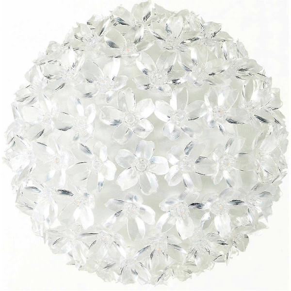 100 LED-ljusslinga Boll Ljusboll Varmvit Juldekorationer Boll Julbelysning Jul Ca 15 cm