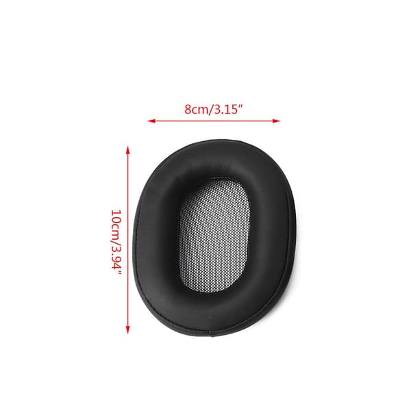 Erstatningsøreputer for Sony MDR-1RNC MDR-1R MK2 Hodetelefon Runde Kopper Øremuffer