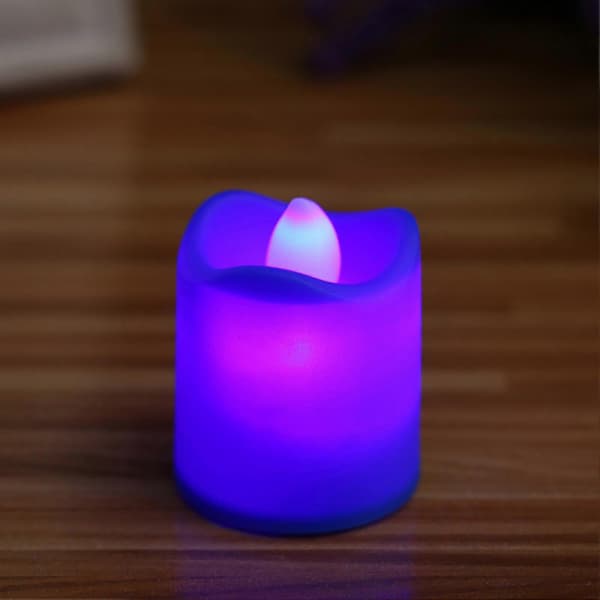 24 stk. LED-lys Flammeløse Duftfrie Bløde Lys LED Te Lys Batteridrevne Lys Til Valentinsdag