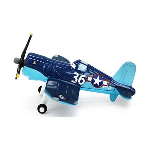 Secxifeo Planes No.36 Dusty Crophopper 1:55 Metallisk Diecast Pedagogisk Leksaksplanmodell (Planes No.36)