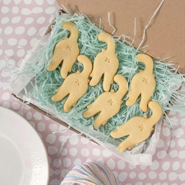 Kat Småkageforme 3 stk, Søde Kiksforme Småkageforme, DIY Bagehåndværk Kiksforme Katteform Mønster Til Kagedekoration 3pcs