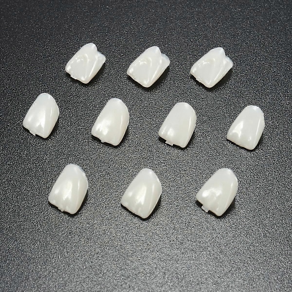 120 st Dentalmaterial Tänder Blandade Temporära Kronor 70 st Främre Framtänder 50 st Molar Bakre Fanér Tänder Tandläkarverktyg