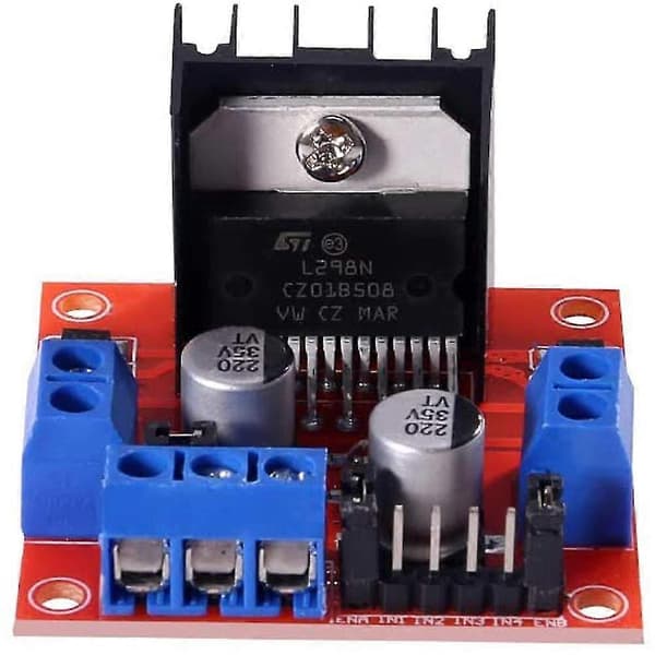 4-delt L298n Dual Bridge DC Stepper Motor Drive Controller Board Modul Til Arduino