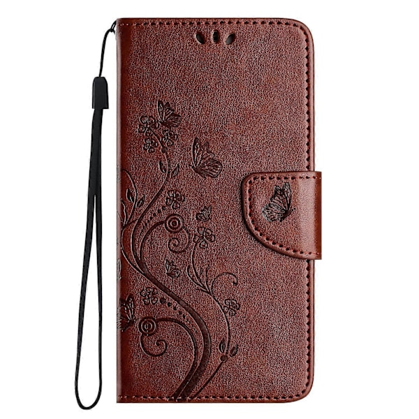 Fjäril Blomma Mönster Flip Läder Telefonfodral För Samsung Galaxy A56 5G