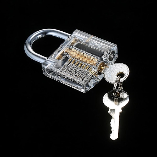 Transparent träningshänglås, synliga hänglås, låsdyrkningsverktyg, övningslås för låssmeder, lockpicking (FMY)