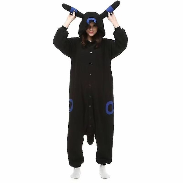 Unisex Vuxen Djur Onesie1 Anime Cosplay Pyjamas Kigurumi Jul Fancy Dress Jul Umbreon Blue M