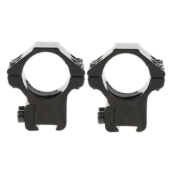 25,4 mm 1\" Kikarsiktesringar Passar 11 mm Dovetail Rail Ficklampa Låg Profil