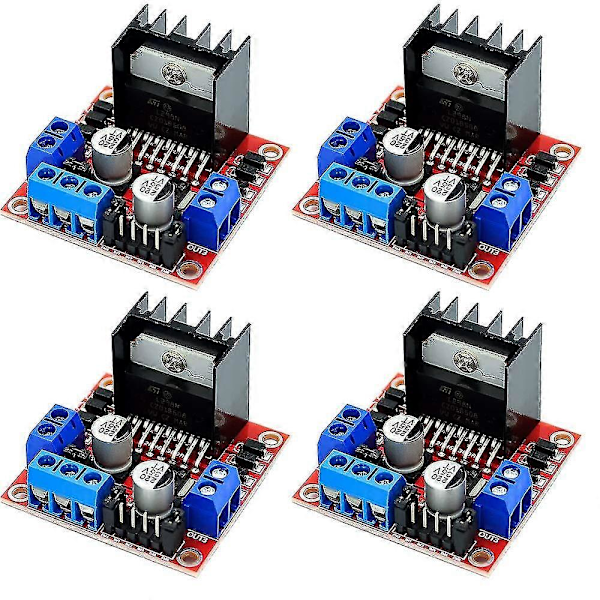 4-delars L298n Dubbelbrygga DC Stepper Motor Drive Controller Board Modul För Arduino