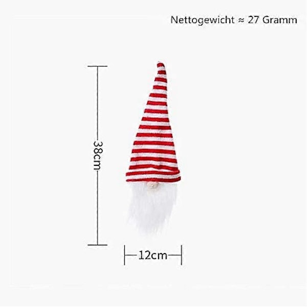4 st Jul Vinflaskor Omslag, Bedårande Tomte-Tema Dekor style2062