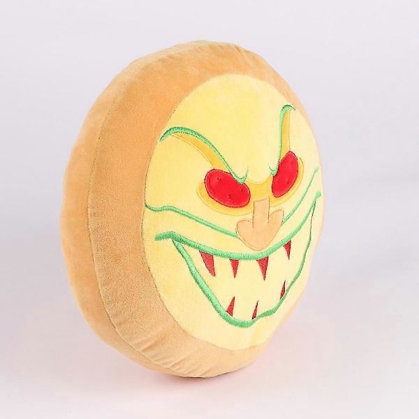 Pizza Tower Pizza Face Plyschleksaker Söta Mjuka Fyllda Pizza Face Monster Hemrumsinredning Dockor För Barn Födelsedag Julklapp