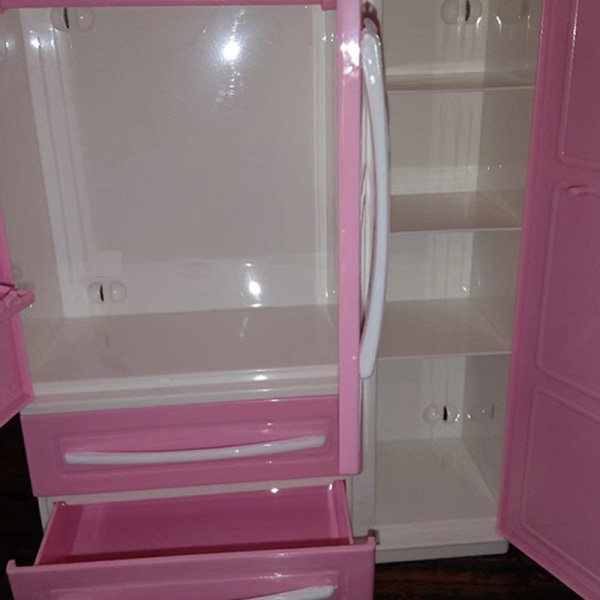 30cm barbie docka garderob, barnleksaker kläder möbler cabi