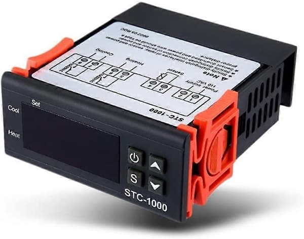 STC-1000 220V Allround-termostat Temperaturregulator Kalibrering Fahrenheit & Celsius Display + Sensorprob