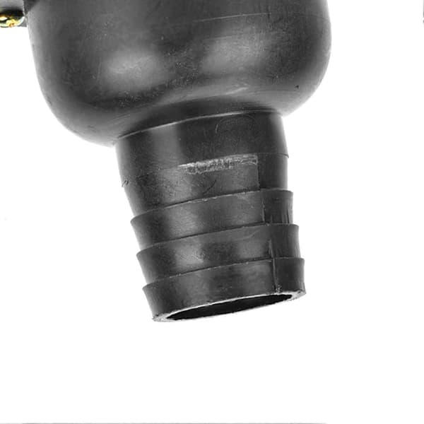 Bundventil til vandpumpe Sort PVC Lavtryks flad kontraventil til væskemaskine (1,5 tommer)