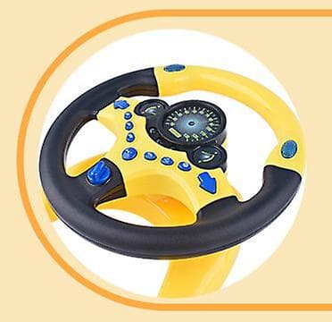 \"Lasten Ohjauspyörä Lelu Simulaatio Pieni Ohjauspyörä Auto Lelu\" yellow