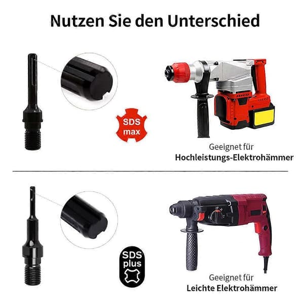 Adapter 1 1/4\" UNC til SDS MAX for diamantbor kronebor?