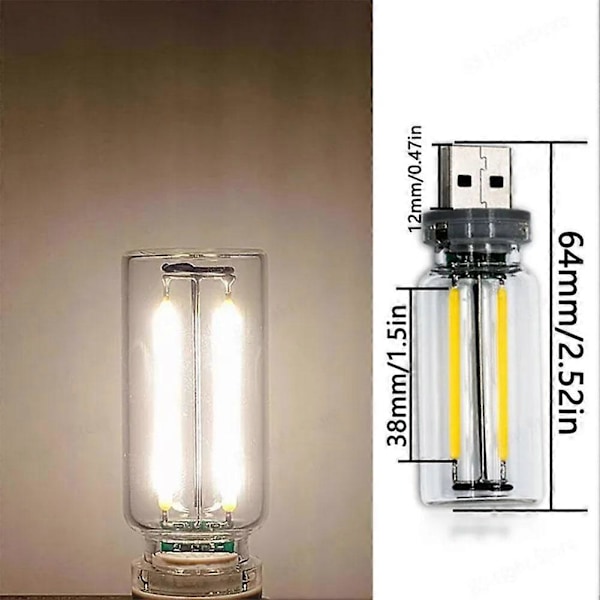 Bärbar USB Plug-in LED Mini Nattlampa Bil Atmosfär Ljus Mobila Lampor G