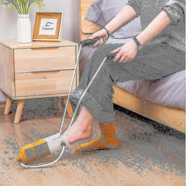 Strømpehjælper, Sokkehjælper med Skumgreb til Ældre, Handicappede, Gravide pink