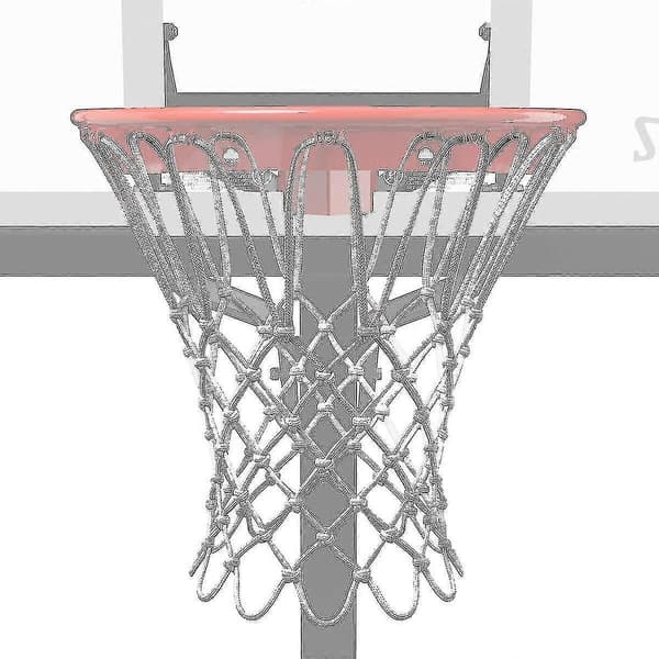 Spalding Kraftigt Basketbollnät för Inom- och Utomhusbruk - Vit