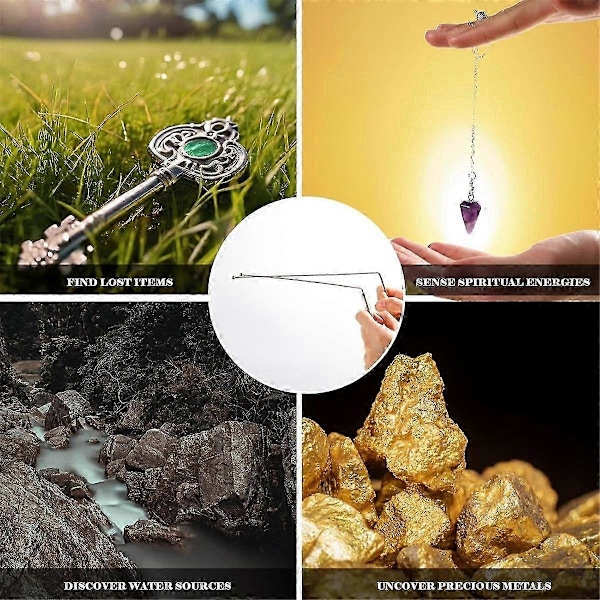 Kopparspöken för andlig och spådom, pendelbräda, matta, kit för att hitta vatten, energihealing As Shown