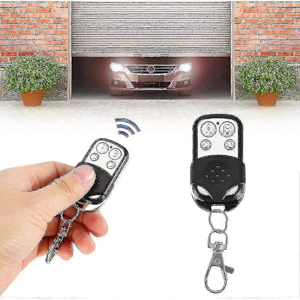 4st Elektrisk Trådlös Kloning Fjärrkontroll Fob Universellt Larmsystem Dörr Garageportsöppnare 4 Kanaler 4 Knapp Nyckelring Stöldskydd