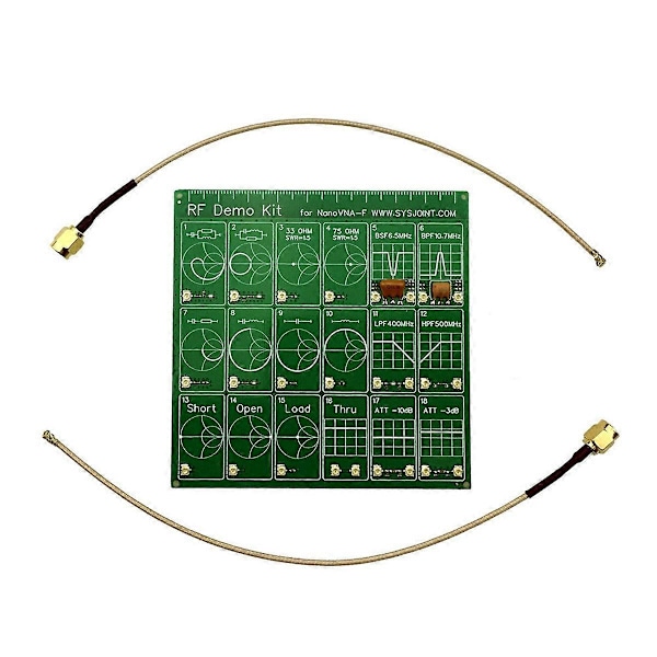 RF Demo Kit NanoVNA-F RF Testkort HAM Vektor Nätverkstest