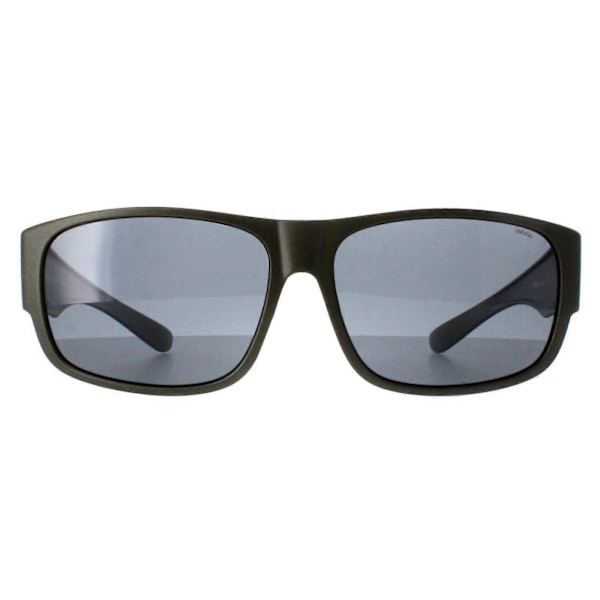 INVU Solbriller E2601 E Mat Oliven Metallic Grå Polariserede