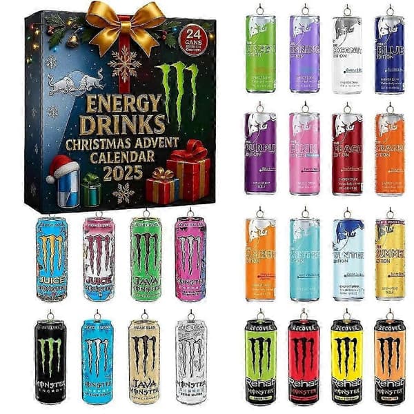 2025 Ny akryl vedhæng Julekalender Blind Box C