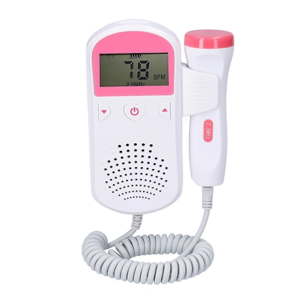 Fetal Doppler för hemmabruk, Prenatal Hjärtmonitor med LCD-display, Fosterljudsmätare, Daglig vårdprodukt för gravida kvinnor
