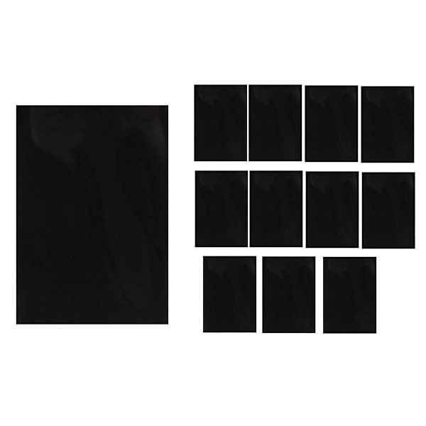 Bildramar, 12-pack Magnetiska Fotoalbum Kylskåp 6x4 tum, Magnetisk Bildram för Barn, Familj Black