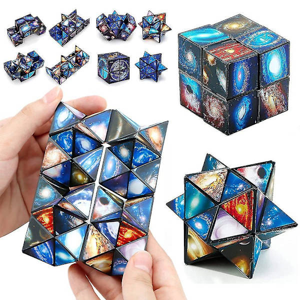 Star Sky Cube Magic Cube Set, Infinity Magic Cube Puzzle Fidget Leksaker