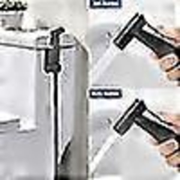 Toalett Handdusch, toalett Handdusch Komplett Kit Svart, toalett Handdusch Kit, spruta för daglig personlig hygien, toalett
