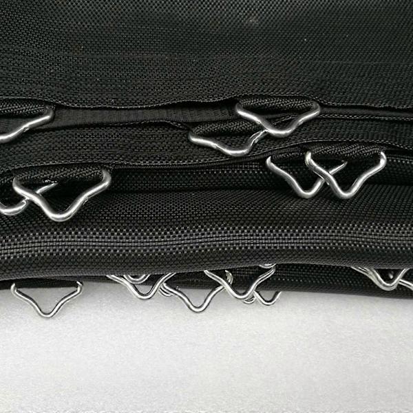 10 st Metall Triangelringar Spännen V-ringar för Reparation av Trampolindelar