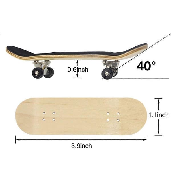 Mini Fingerboard Profesjonelle Fingre Skateboard Lønnetre DIY Montering Skateboarding Leke Julegave Til Barn