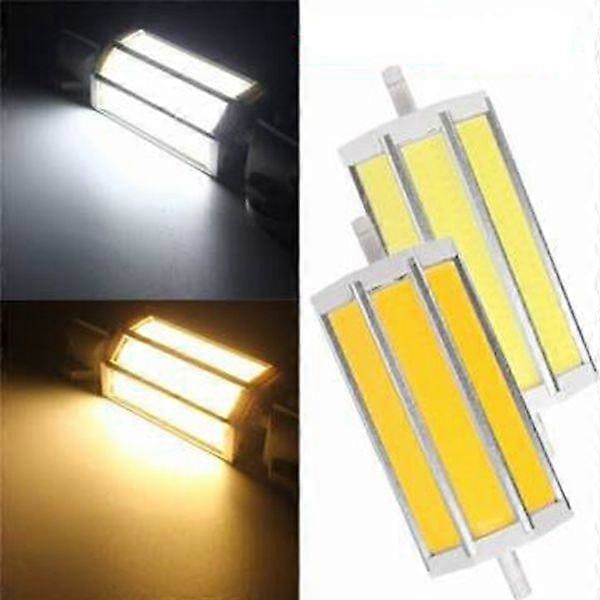 Dimbar R7s Led Cob Smd Strålkastare Spot Lightt Glödlampa 135mm Ac85-265v Pure white