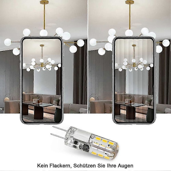 G4 LED-lampor, 12 V 1,5 W Flimmerfri G4 LED-stiftlampa, Ersättning för 20 W Halogenlampa
