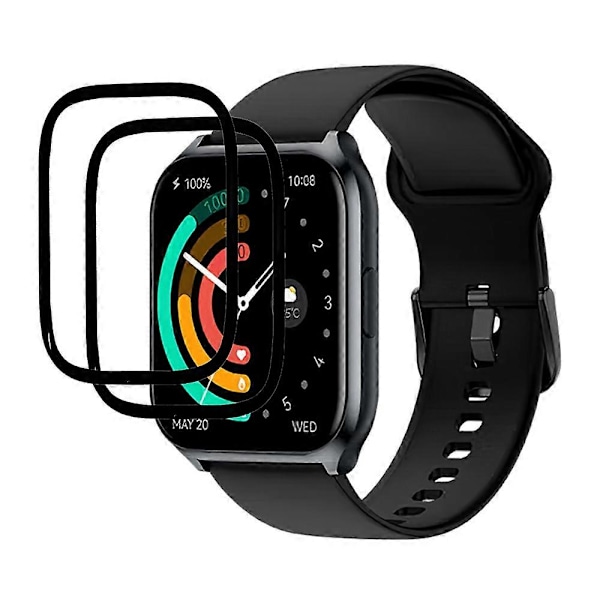 2 st/förpackning Skärmskydd för Haylou Smart Watch 2 Pro/LS02 Pro, Mjuk PMMA Klar Klockfilm