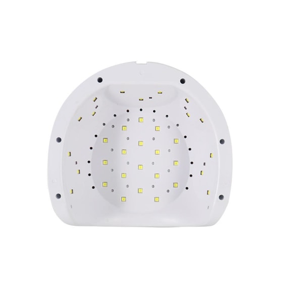 48w UV/LED-lampa med timerfunktion white
