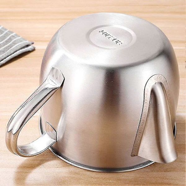 Fedtseparator til saucer Sovsebåd Rustfrit stål Fedtseparator Kande Sovsekande Kande Fedt