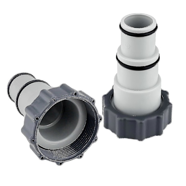 Poolslangadapter, 2 stycken Poolslangadapter A För Pool 32-38mm För Pumpar Pooltillbehör Med -SJL