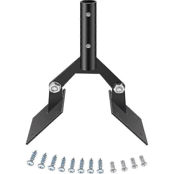 Aluminium Vindfløj Tagmontering, Have Vindfløj Stål Tagmontering med Hardware, Justerbare Vindfløje Montering til Tage, Sort Multicolor